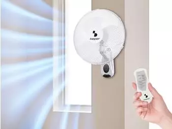 Beper Wandventilator mit Fernbedienung und Timer, 3 Stufen (P206VEN600)
