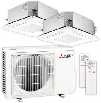 Mitsubishi Electric Multisplit-Klimaanlage MXZ-2F53VF4 + 2 x SLZ-M35FA2