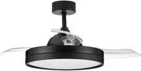 Nova Luce Deckenleuchte "NEVMA Deckenventilator" LED-Modul 1 Stk. warmwei&szlig; -