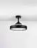 Nova Luce Nevma LED-Deckenventilator Ø 107cm 36W CCT schwarz (9952377)