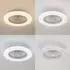 Lindby Vedin LED-Deckenventilator weiß, DC, Ø49cm, CCT (10041454)