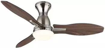 Globo LED ceiling fan with reversible blades 107 cm