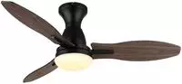 GLOBO LIGHTING Deckenleuchte "GALE" LED-Modul 1 Stk. Deckenventilator