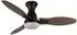Globo White LED ceiling fan with reversible blades 107 cm
