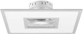 Lindby Romea LED-Deckenventilator eckig, DC, 60cm (9956118)