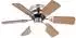 Globo LED-Deckenventilator nickel matt, Glas, Ø76cm, 320lm warmweiß