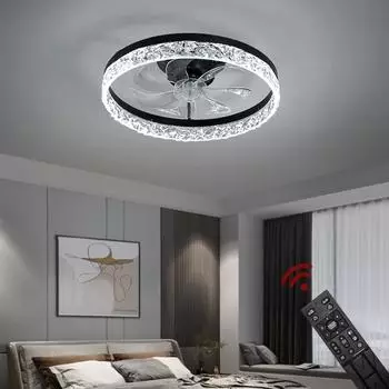 Eurotondisplay Deckenventilator D3304 mit LED-Beleuchtung Ø50cm 60W dimmbar (D3304)