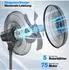 Kesser Frosty Standventilator mit Ultraschall-Sprühnebel, Fernbedienung, schwarz