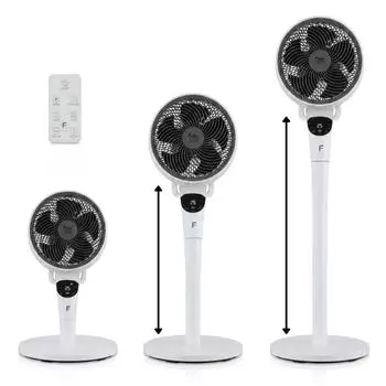 Fakir Prestige VC&deg; 550 Stand- und Tischventilator 32W, 12 Stufen, wei&szlig; (6982009)