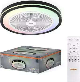 Osram Ceiling Fan Murlan Deckenventilator CCT + RGB, dimmbar, Ø 490mm, 43W