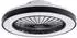 Lindby Teleo LED-Deckenventilator Ø48cm, schwarz, DC, Tuya (10022143)