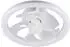 Trio Pajala LED-Deckenventilator mit Licht 22W CCT, weiß (R69172131)