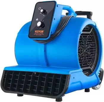 VEVOR Bodengebl&auml;se 1400U/min 113m&sup3;/min, 3 Blaswinkel, Timer (CH-750-M)