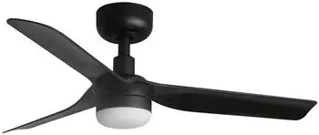 Faro Mini Punt DC-Deckenventilator mit LED, schwarz (33709)