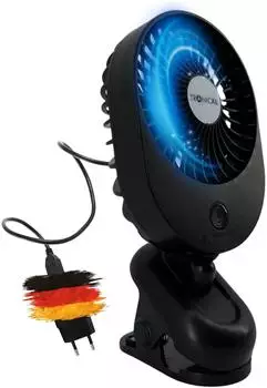 TronicXL Klemmventilator 230V für Steckdose