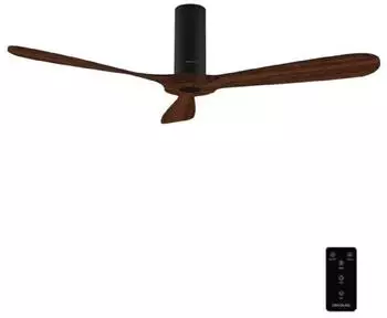 Cecotec EnergySilence 5400 Classic Deckenventilator Black&DarkWood 40W 132cm (A01_EU01_122156)