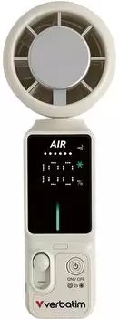 Verbatim Cool'n'Go Ice Touch Pro Mini-Handventilator wei&szlig;/silber (32348)