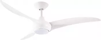 Lindby Briya LED-Deckenventilator &Oslash;116cm, CCT dimmbar, wei&szlig;