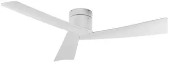 Lucande Ventoro Deckenventilator mit Leselampe, Ø 132cm, Metall, chrom (10048982)