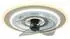 Globo Deckenventilator LED dimmbar, Farbwechsel, Fernbedienung, sandfarben, Ø48cm (03681)