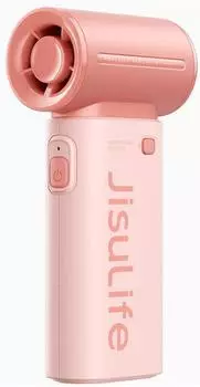 JisuLife Handventilator 5 Stufen 3600mAh, rosa
