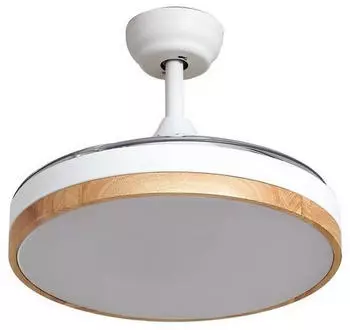 Lindby Oras LED-Deckenventilator wei&szlig;, DC, &Oslash;107cm (10022094)