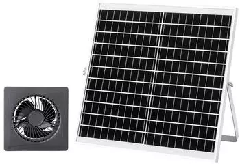 VEVOR Solar-Abluftventilator 20W, 374m³/h, 2030U/min