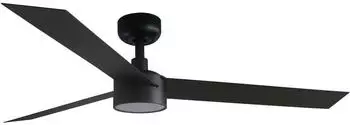 Faro Cruiser L DC-Deckenventilator schwarz, LED, dimmbar, mit Fernbedienung (342911S)