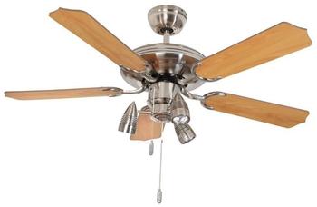 Deko Deckenventilator Steel-Star Slimline N620 mit Licht 103 cm