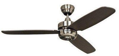 CasaFan Night Flight BN-WN 132 cm Deckenventilator chrom/wenge inkl. Fernbedienung