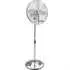 Syntrox Retro Chrom Standventilator mit Oszillation