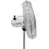 Syntrox Retro Chrom Standventilator mit Oszillation