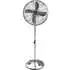 Syntrox Retro Chrom Standventilator mit Oszillation