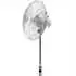 Syntrox Retro Chrom Standventilator mit Oszillation