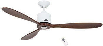 CasaFan Energiespar Deckenventilator Aeroplan Eco Wei&szlig;Natur 132 cm mit Fernbedienung