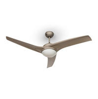 Klarstein 10029345, Klarstein Figo 2-in-1-Deckenventilator Lampe &Oslash;132cm 10.039m&sup3;/h