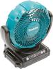 Makita CF101DZ, Makita Bodenventilator (Ø x H) 180mm x 284mm Türkis, Schwarz