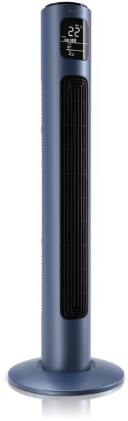 Brandson Turmventilator mit Fernbedienung, LED-Display & Oszillation Säulenventilator blau blau