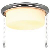CasaFan 15Z CH FLACHER ZYLINDER Deckenventilator-Leuchte Opalglas (matt)