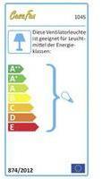 CasaFan 4 BN 4 STRAHLER Deckenventilator-Leuchte