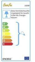 CasaFan 1S CH HALBKUGEL Deckenventilator-Leuchte Opalglas (glänzend)