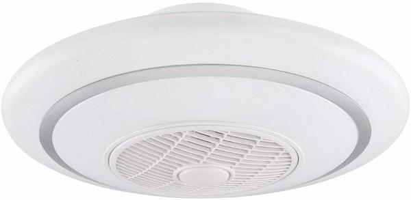 Globo Rosario Deckenventilator Metall/weiß 03618