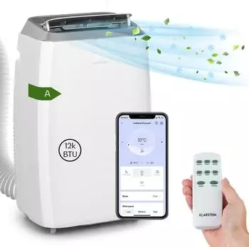 Klarstein Iceblock Prosmart 12 Klimaanlage 12.000 BTU Wei&szlig;