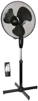 Lentz 40 cm Standventilator schwarz inkl. Fernbedienung