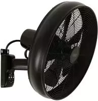 Lucci AIR 213124EU, Lucci AIR BK Wandventilator 50W (&Oslash;) 410mm Schwarz Schwenkbar