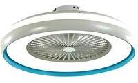 ETC Shop 60 cm Deckenventilator mit LED Licht inkl. Fernbedienung