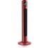 Brandson Turmventilator mit Fernbedienung, LED-Display & Oszillation Lüfter rubinrot rot