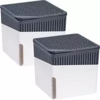 WENKO Luftentfeuchter "Cube" f&uuml;r 80 m&sup3; R&auml;ume 2 x 1000g