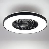 Qazqa led Modern Deckenventilator mit Fernbedienung - Climo - Schwarz,