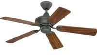WESTINGHOUSE Deckenventilator ohne Licht Nevada 105 cm für Räume bis 20 m2 Eisen glänzend mit Fernbedienug